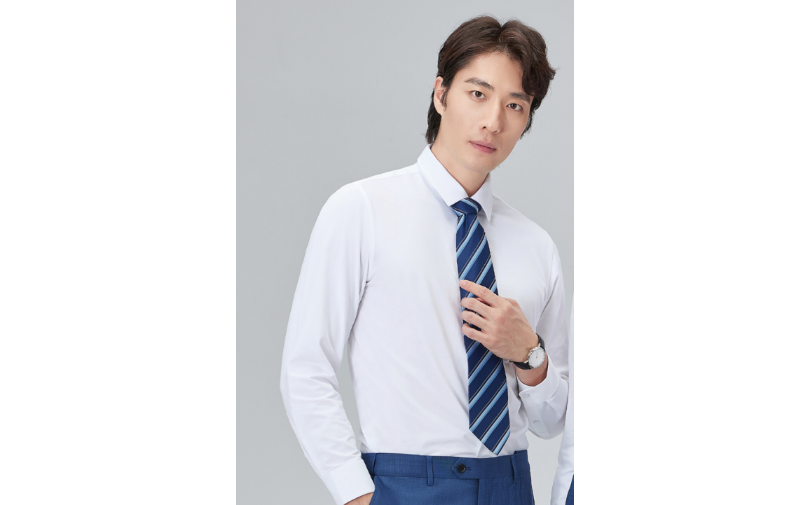 男长衬衣 皓月白 41